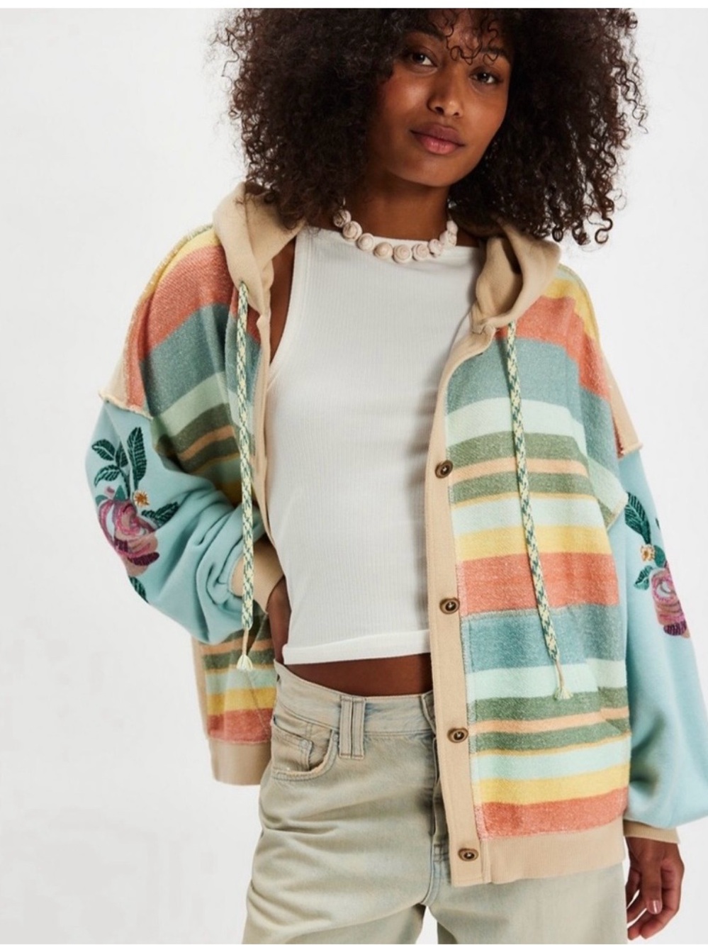 Free People Rosewood Sweatshirt Medium - NWOT